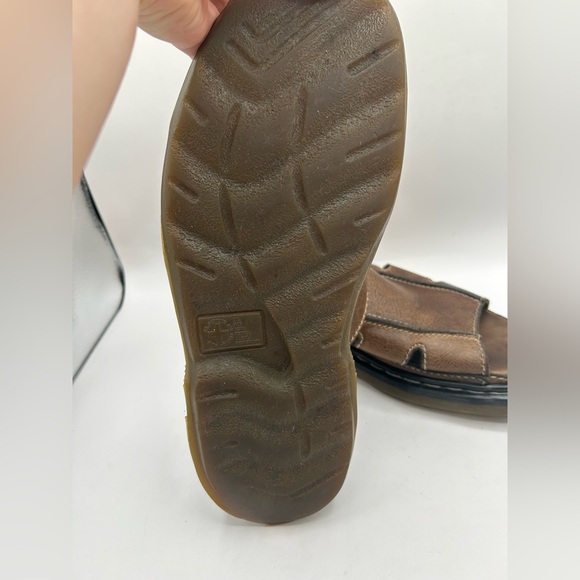 Rare Vintage 90's Dr. Martens Platform Slides
Brown Leather Sandals Size 12 Y2K - Picture 14 of 15